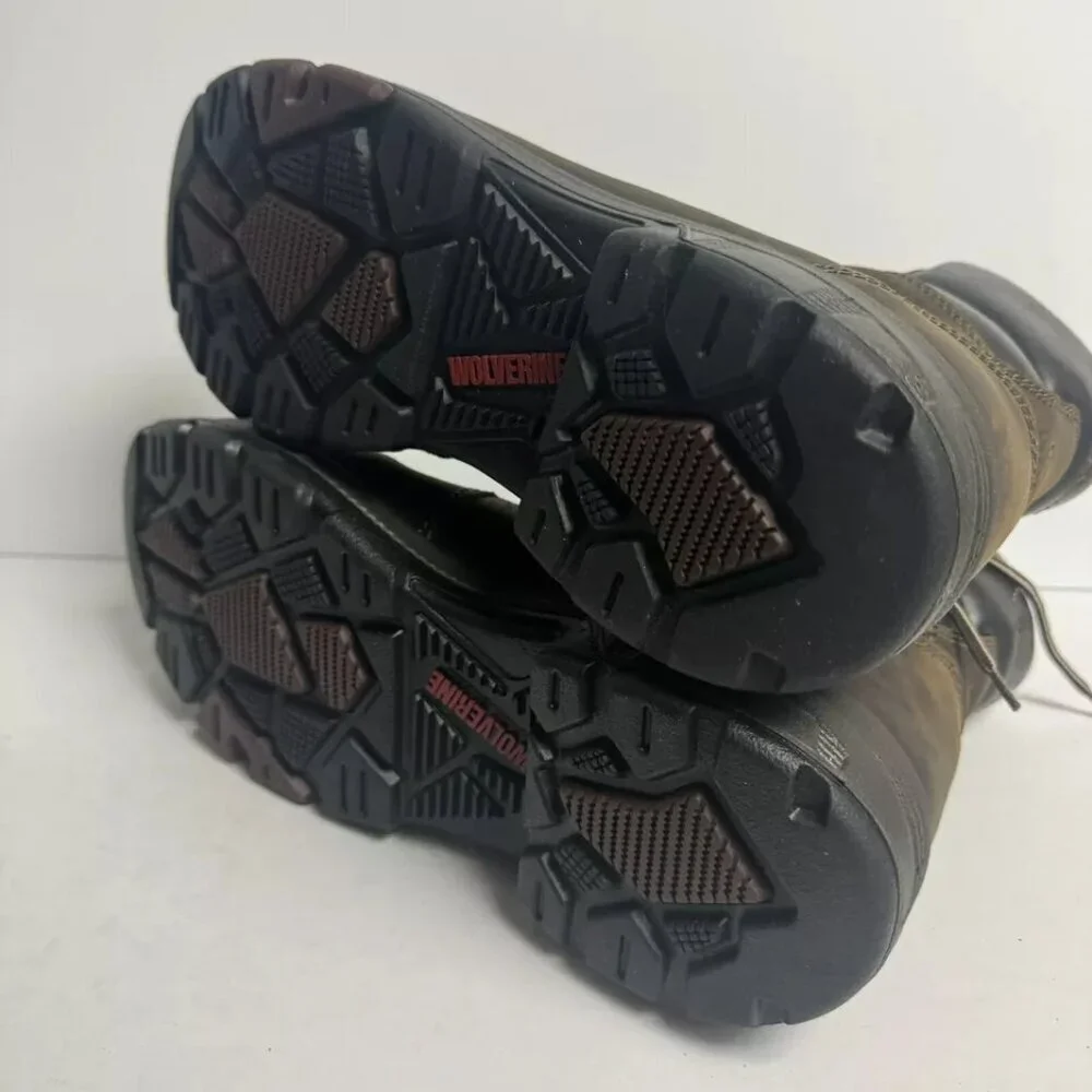 Wolverine Mens Cabor 8” Boot Brown Size 10.5 M